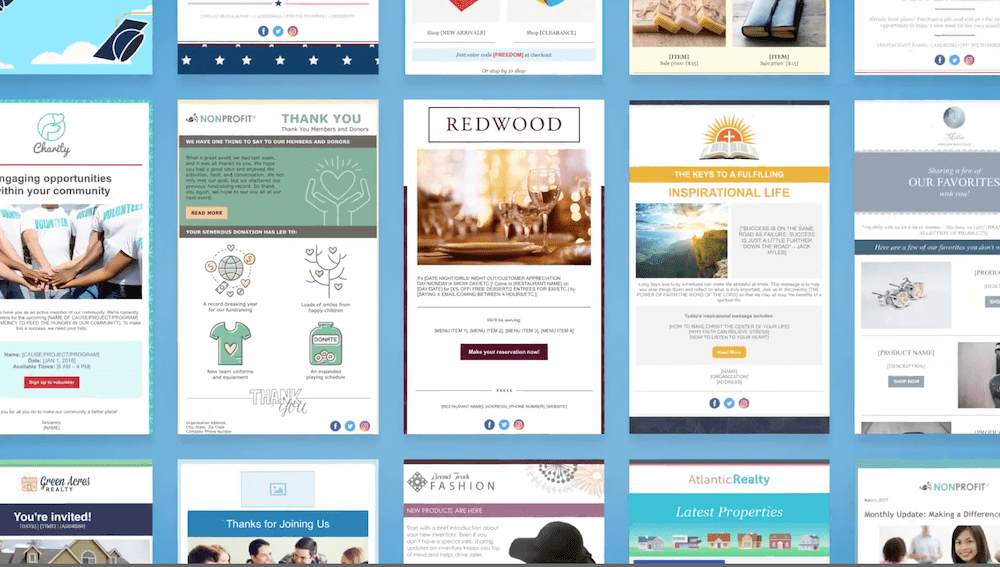 7 ottimi servizi di email marketing per le piccole imprese 3 constant contact templates
